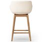 Four Hands Hannah Swivel Counter Stool in Amber Ash, , large