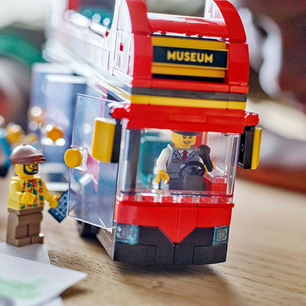 LEGO City Red Double-Decker Sightseeing Bus, , large
