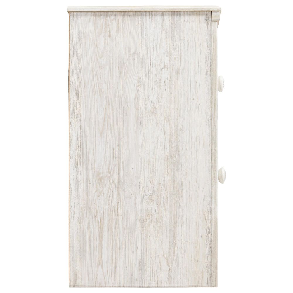 Ashley Paxberry 2 Drawer Nightstand in White Wash, , large