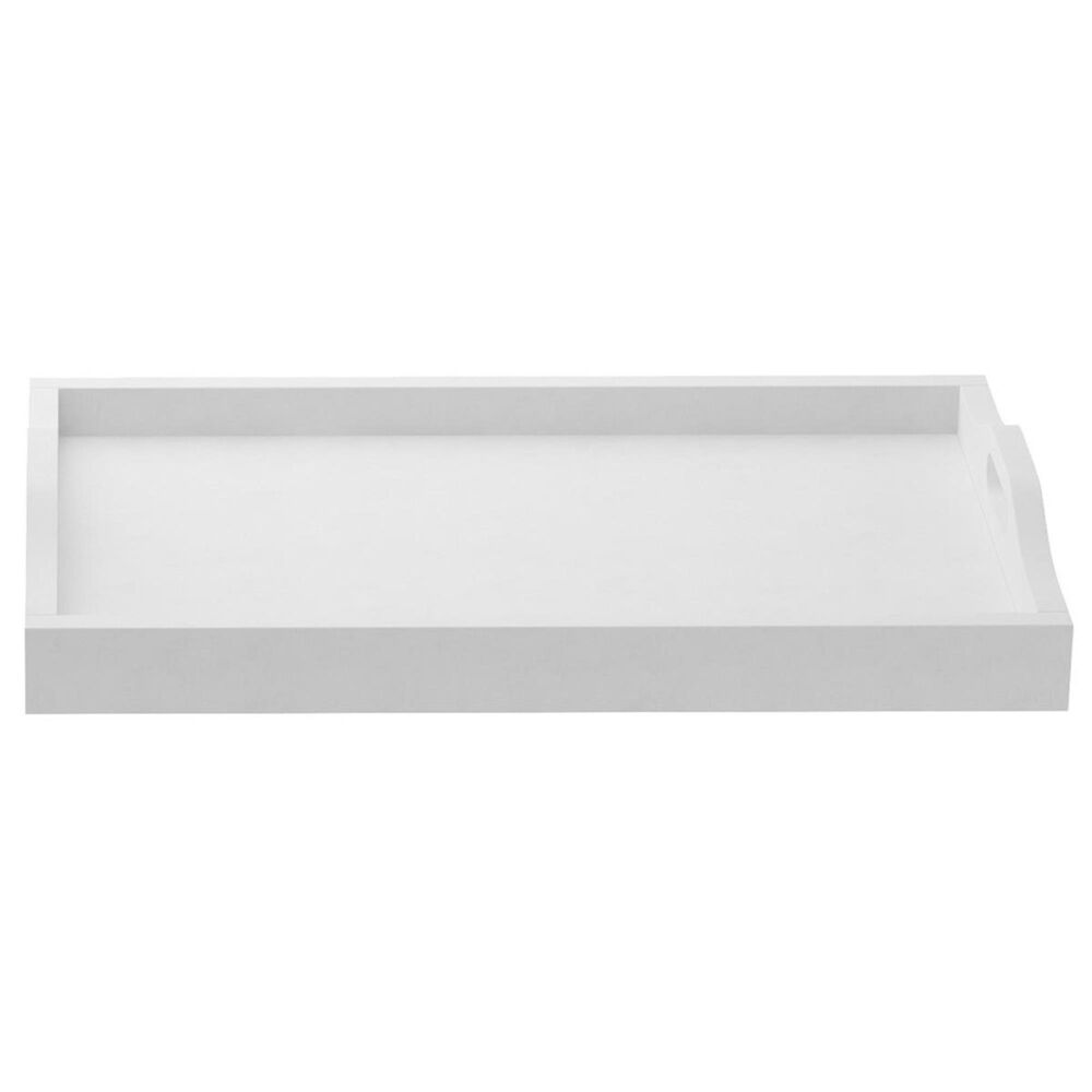 Timberlake Lavish Home Folding End Table in White, , large