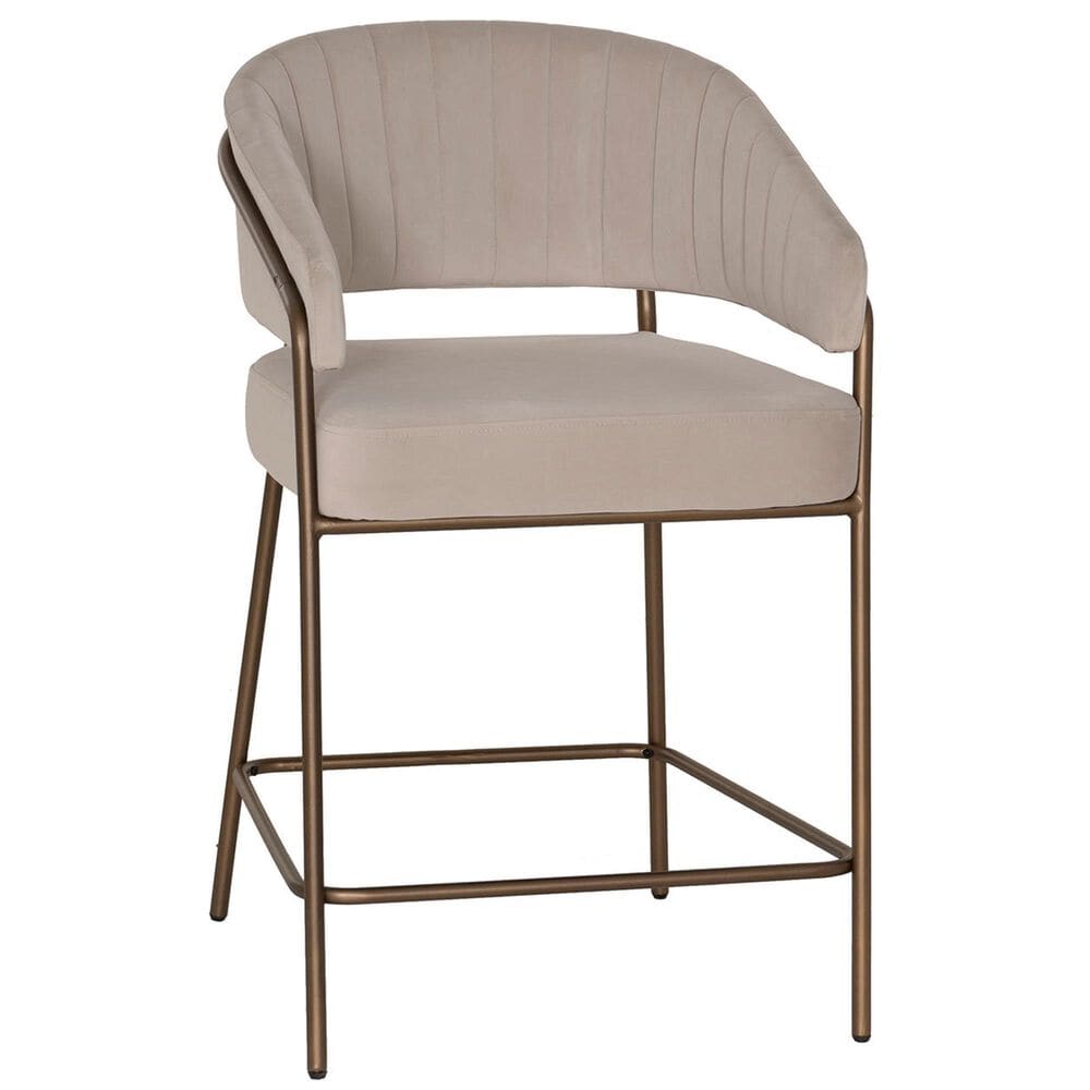 Linden Boulevard Prestwick Counter Stool in Antique Bronze, , large