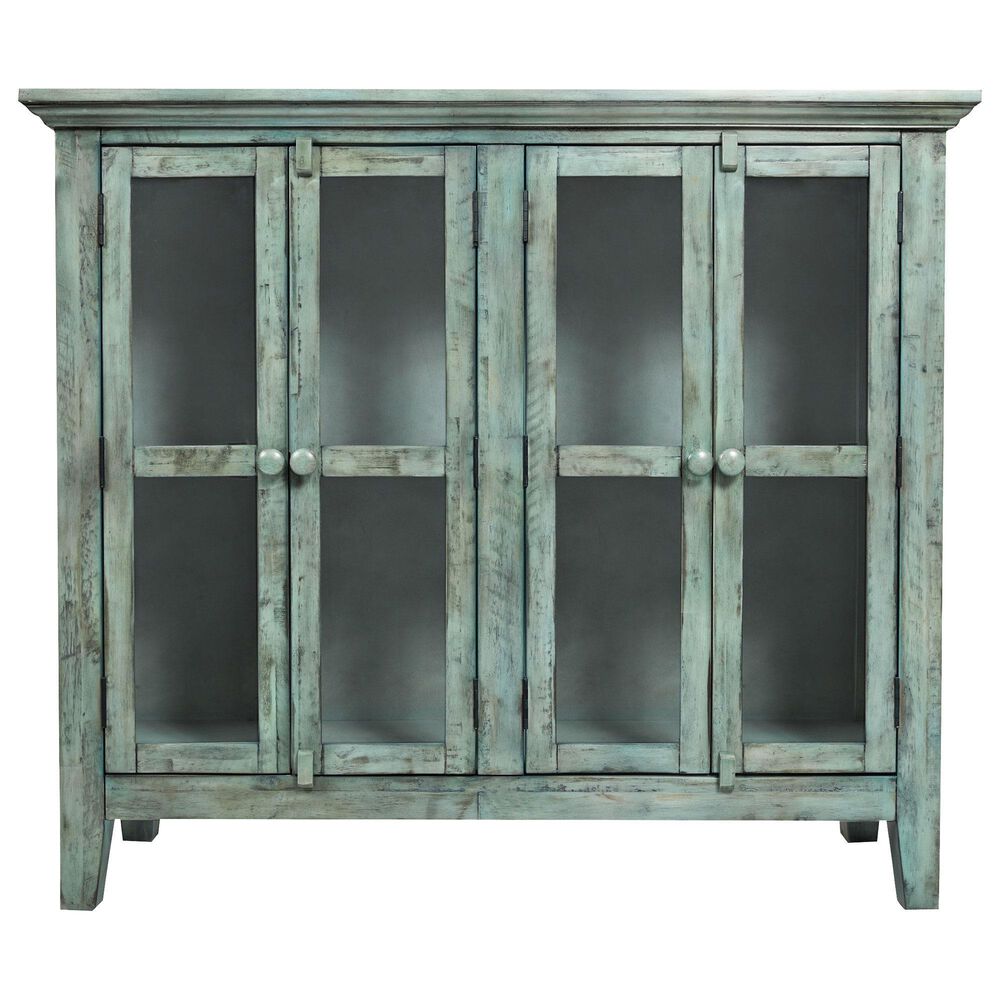 Waltham Rustic Shores 4-Door High Cabinet in Surfside, , large