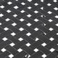 Hearth and Haven Luna Outdoor Metal Coffee Table with Lattice Top in Black, , large