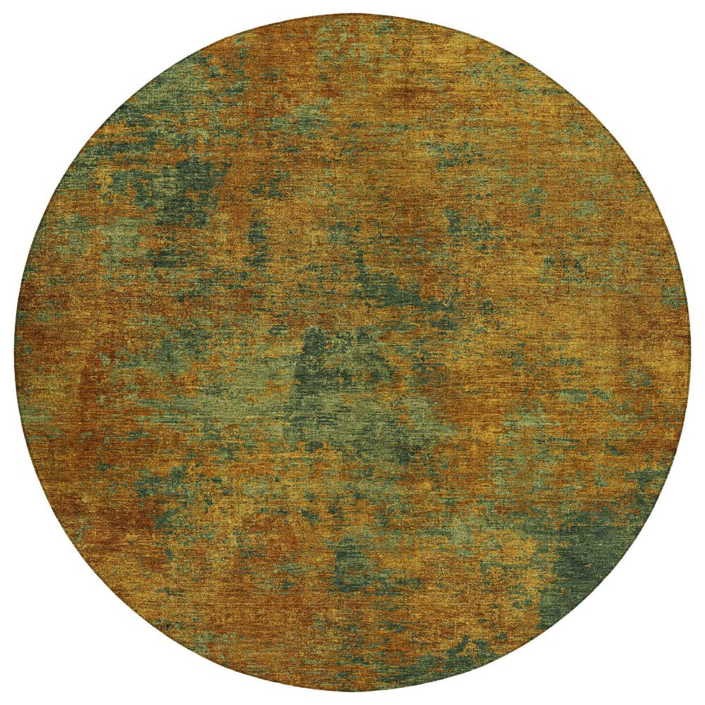 Dalyn Rug Company Kochi KC2 Copper 8" Round Area Rug, , large