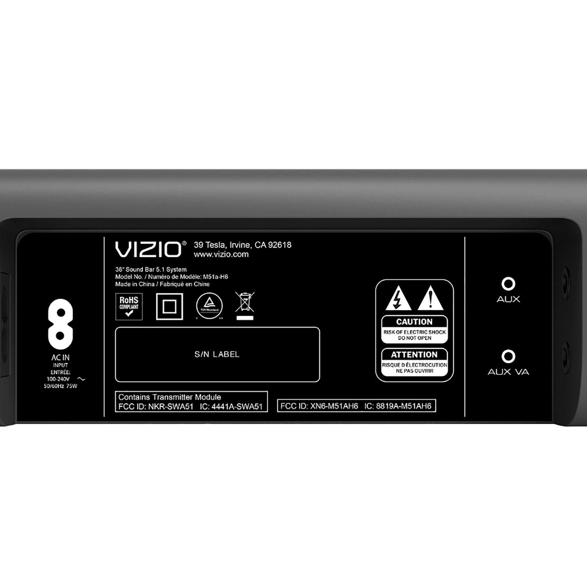 Support vizio 2024 sound bar