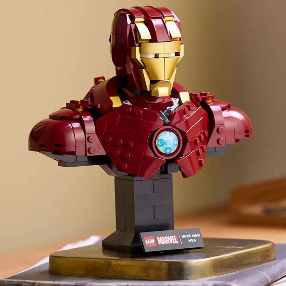 LEGO Marvel Iron Man MK6 Helmet Building Set, , large