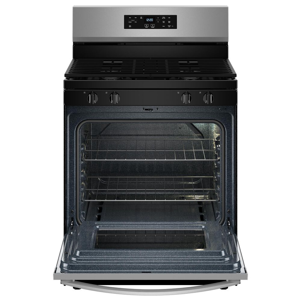Whirlpool 5 Cu. Ft. Freestanding Gas Range with No Preheat Mode in Stainless Steel, , large