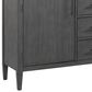 Riva Ridge Preston 5-Drawer Door Chest in Urbane Grey, , large