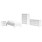 Ashley 4-Piece Twin Bedroom Set in White, , large