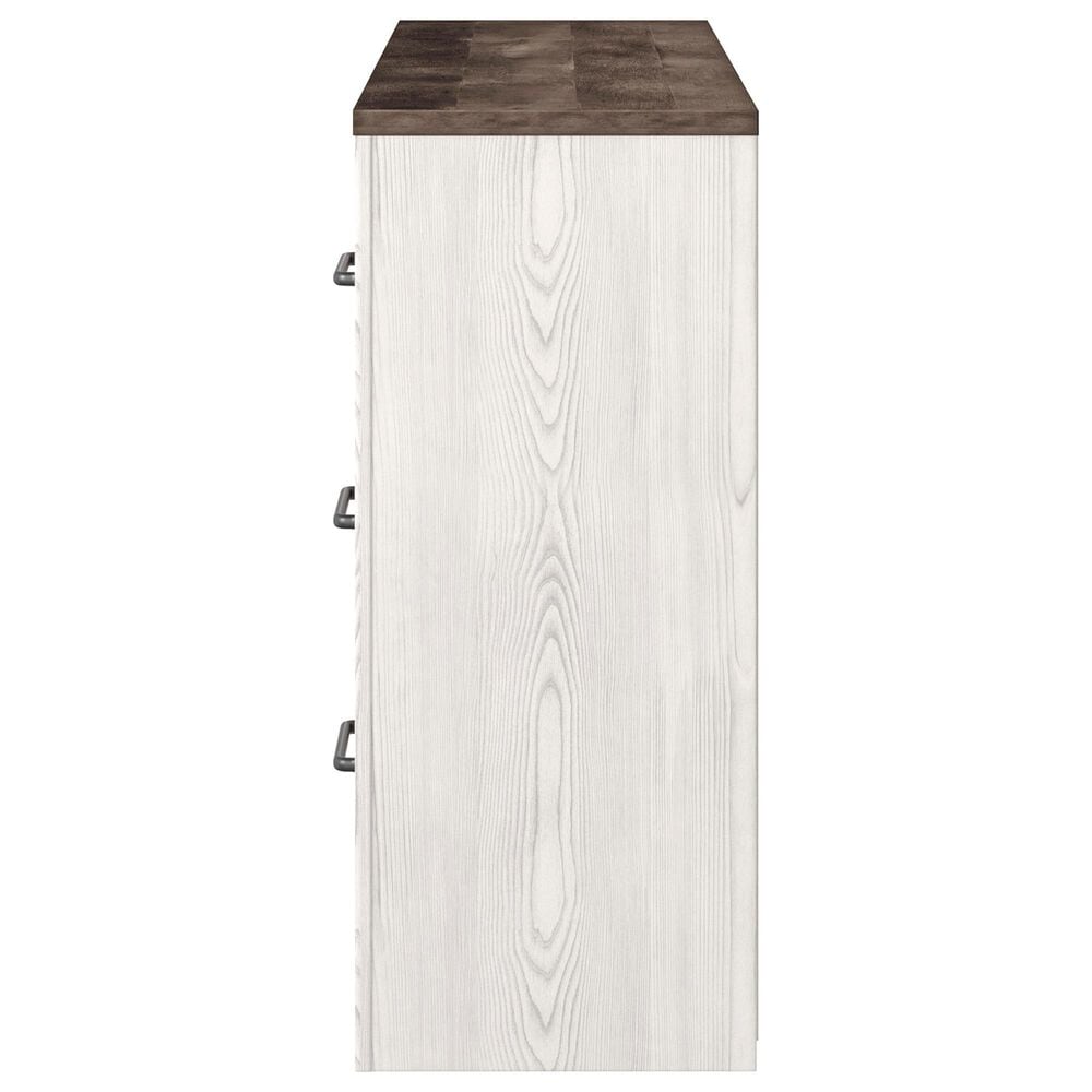 Ashley Gerridan 4 Piece Full Bedroom Set in White and Gray, , large