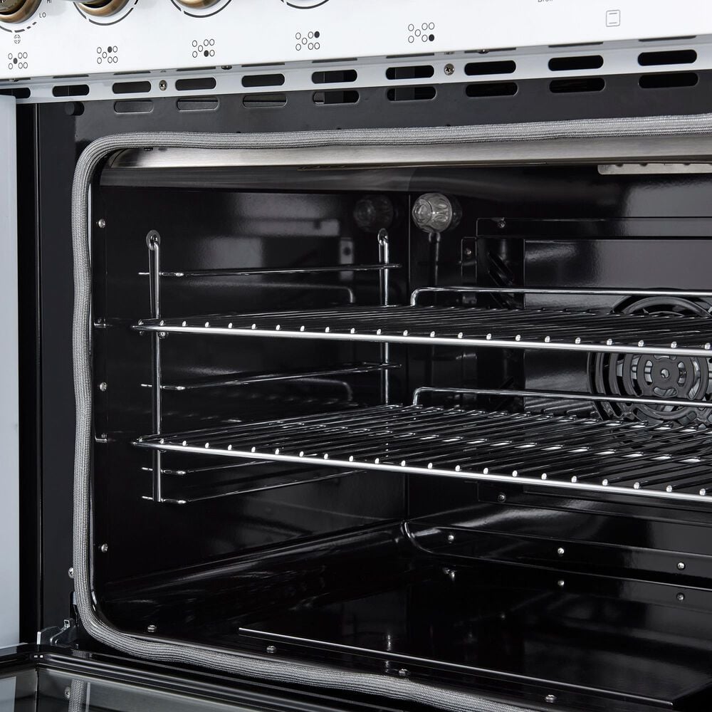 Forno Paolo 48" Freestanding Electric Range in White, , large