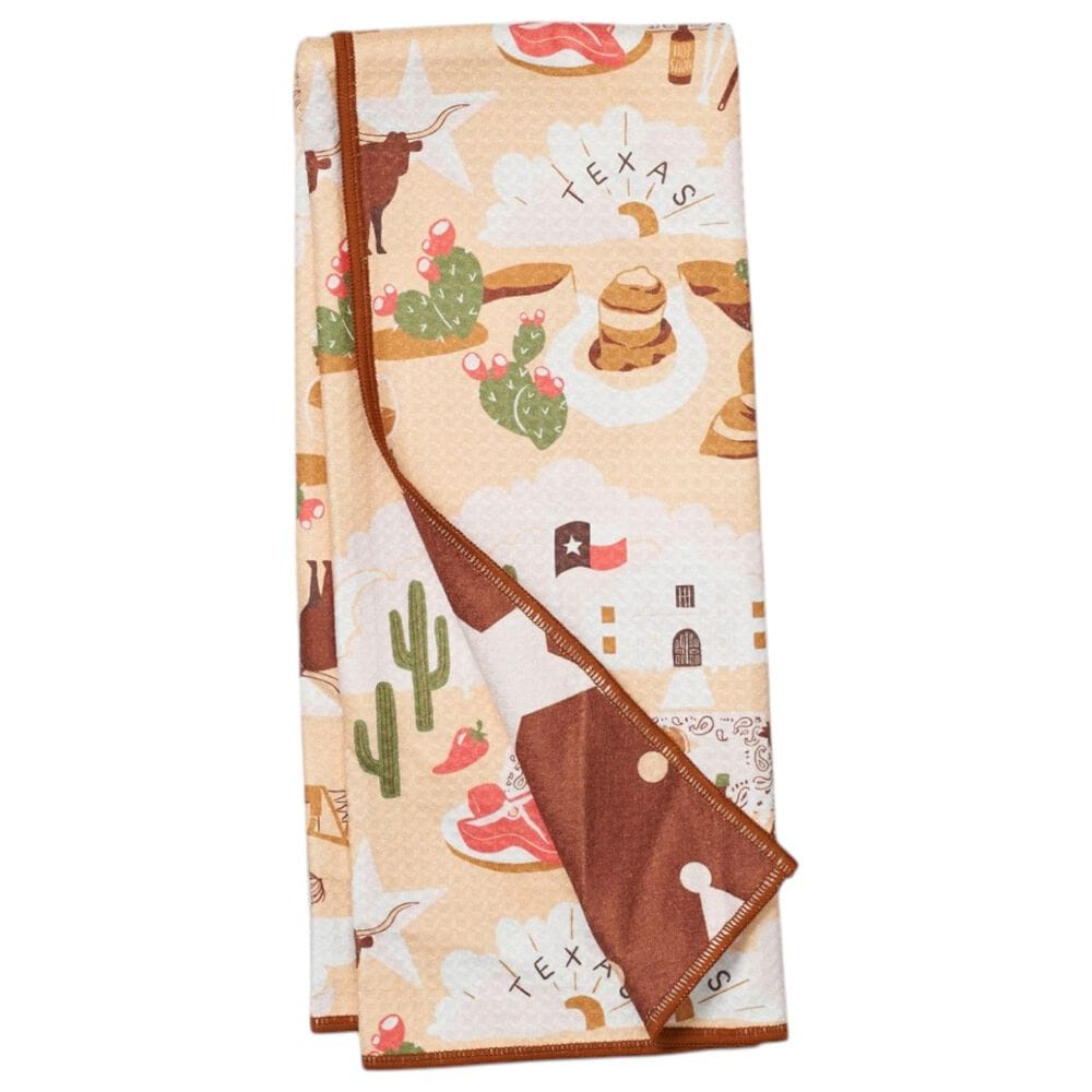 Once Again Home Texas Anywhere Towel Reversible in Multicolor, , large