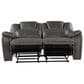 Steve Silver Katrine Manual Reclining Loveseat in Charcoal, , large