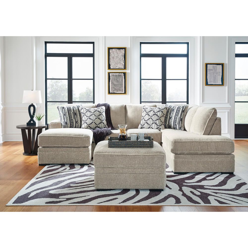 Ashley 2 Piece Sectional in in Tan, , large