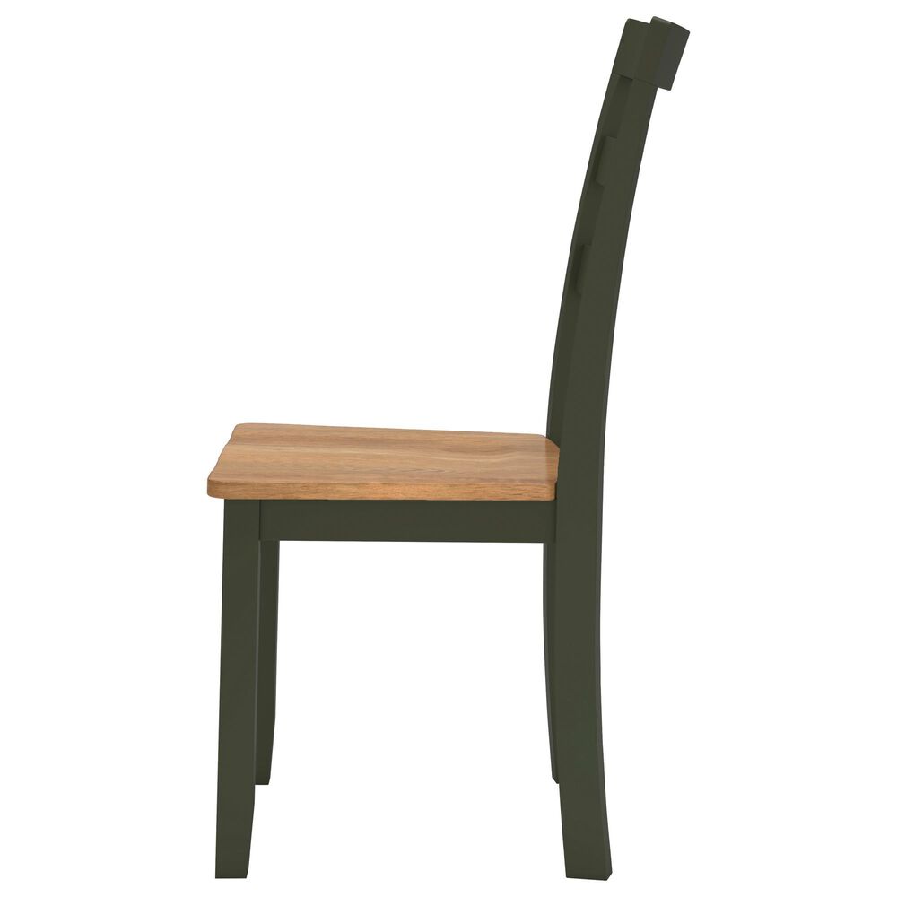 Ashley Gesthaven 5-Piece Dining Set in Natural and Green, , large