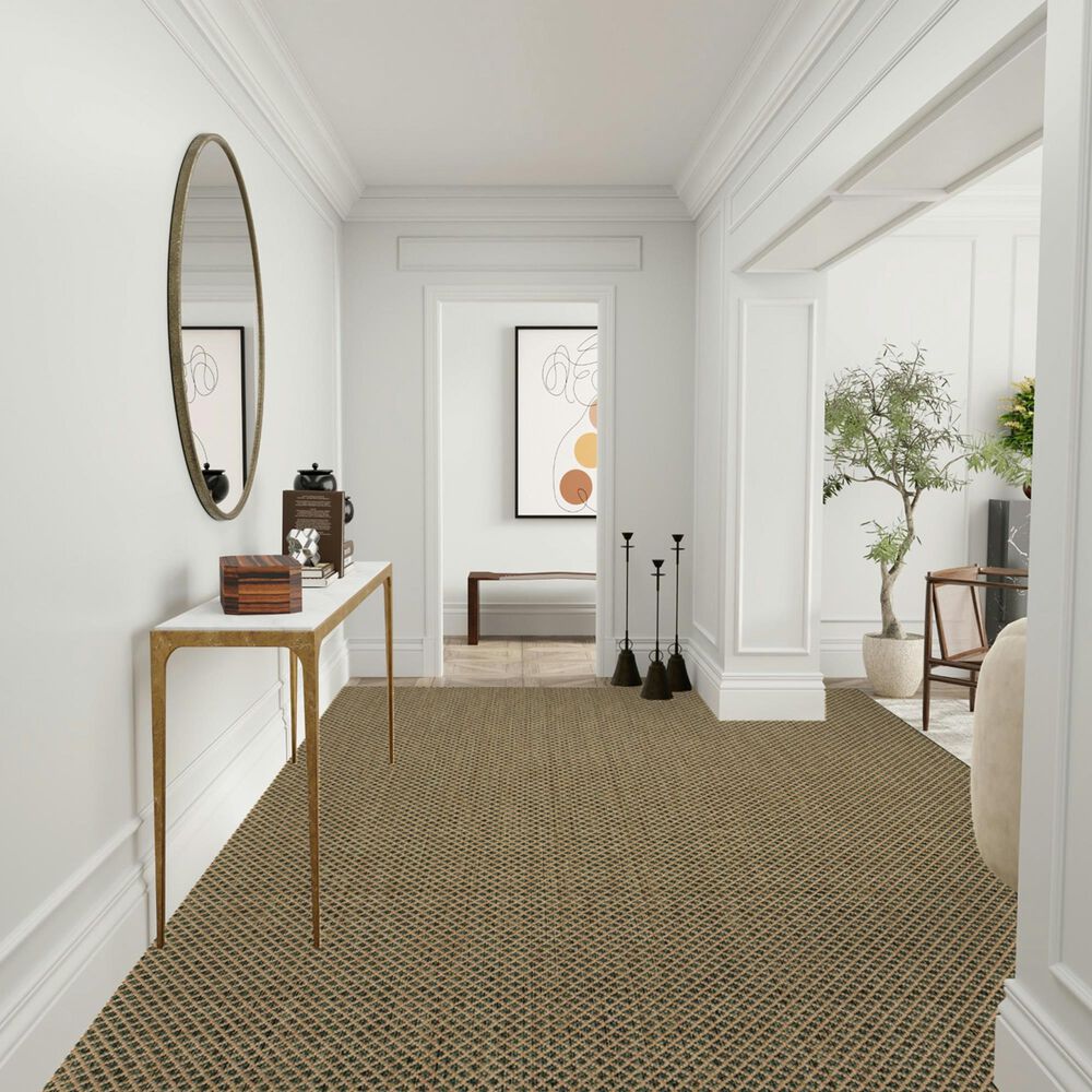 Nourison Courtyard Green 10&#39; x 14&#39; Indoor/Outdoor Area Rug, , large