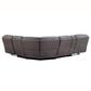 Steve Silver Plaza 6-Piece Power Reclining Sectional in Smoked Gray, , large