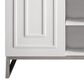 James Martin Vanities Alicante 39.5" Single Bathroom Vanity in Glossy White and Brushed Nickel with 5 cm White Glossy Resin Top and Rectangular Sink, , large