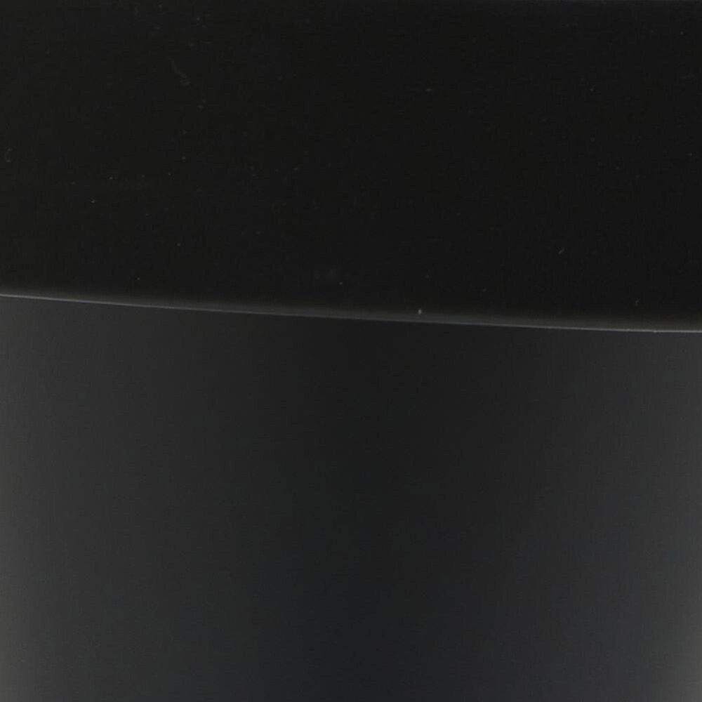 Maple and Jade Accent End Table with Pedestal Base and Mirrored Glass Top in Black, , large
