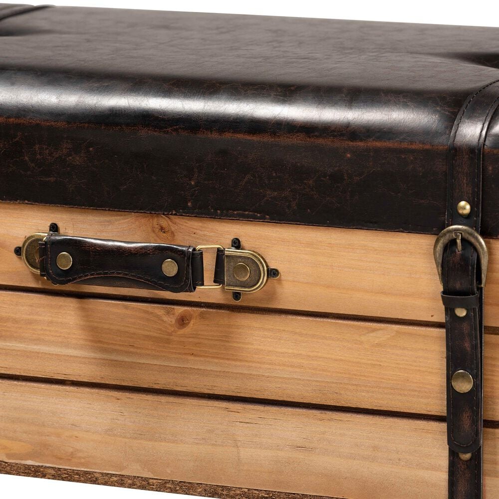 Baxton Studio Amena Storage Ottoman in Dark Brown, , large