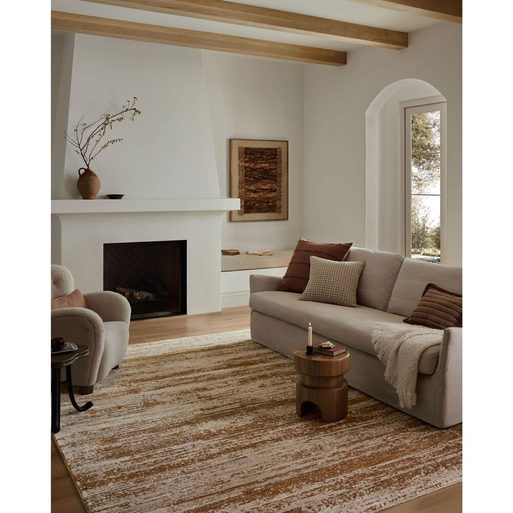 Loloi Nellie Copper and Pebble 3&#39;11&quot; x 5&#39;7&quot; Area Rug, , large