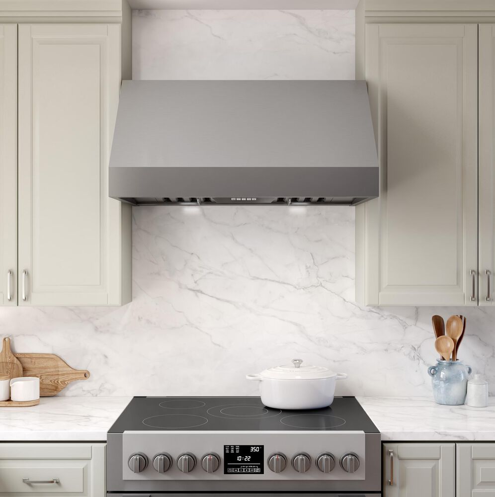 Berkshire Hoods 48" 1200 CFM Professional Pro Wall-Mount Range Hood in Stainless Steel, , large