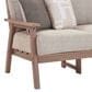 Ashley Grover Beach Outdoor Sofa with Cushion in Driftwood, , large