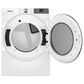 Whirlpool 7.4 Cu. Ft. Smart Front Load Gas Dryer with Wrinkle Shield Option in White, , large