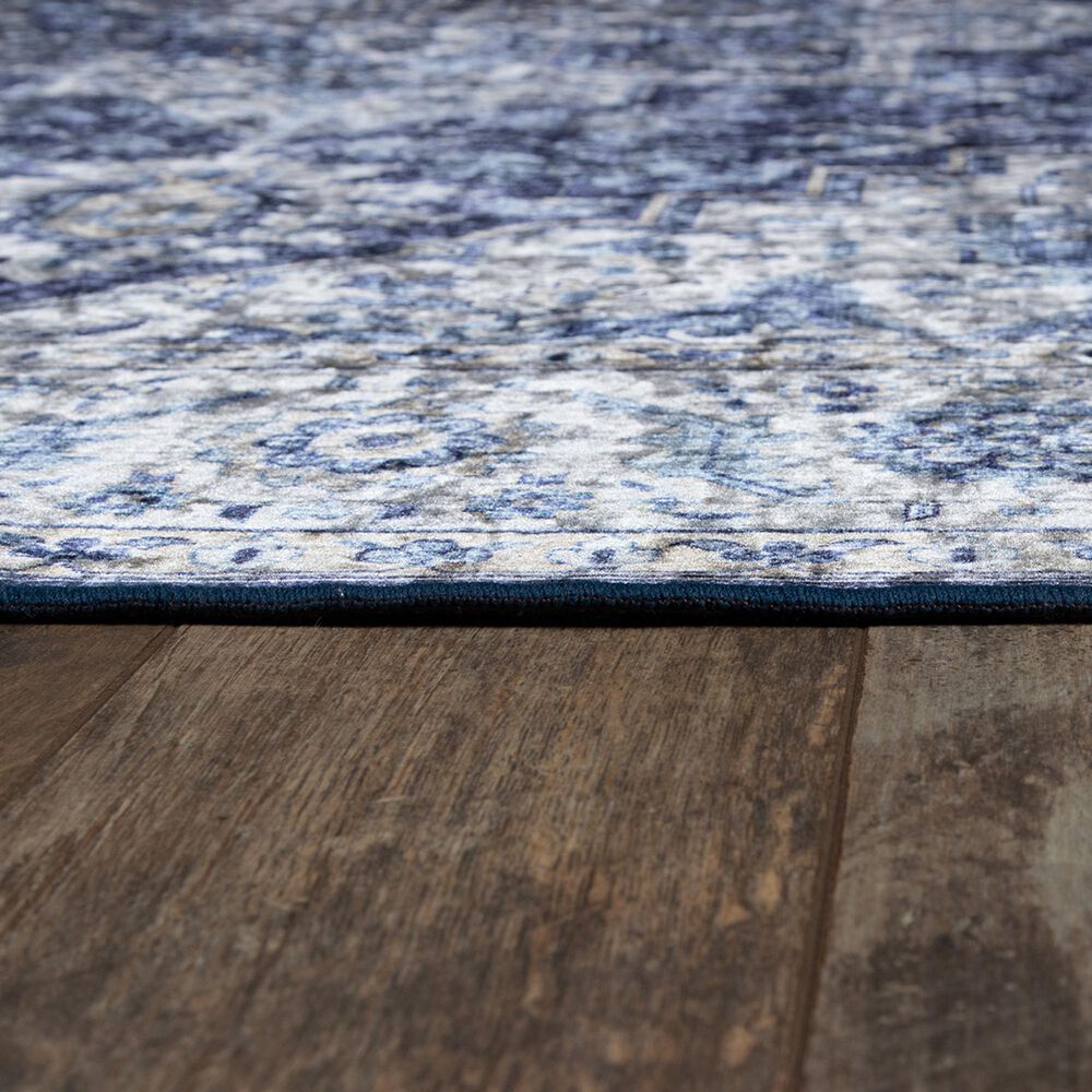 Momeni Karachi KAR-8 5&#39; x 8&#39; Blue Area Rug, , large