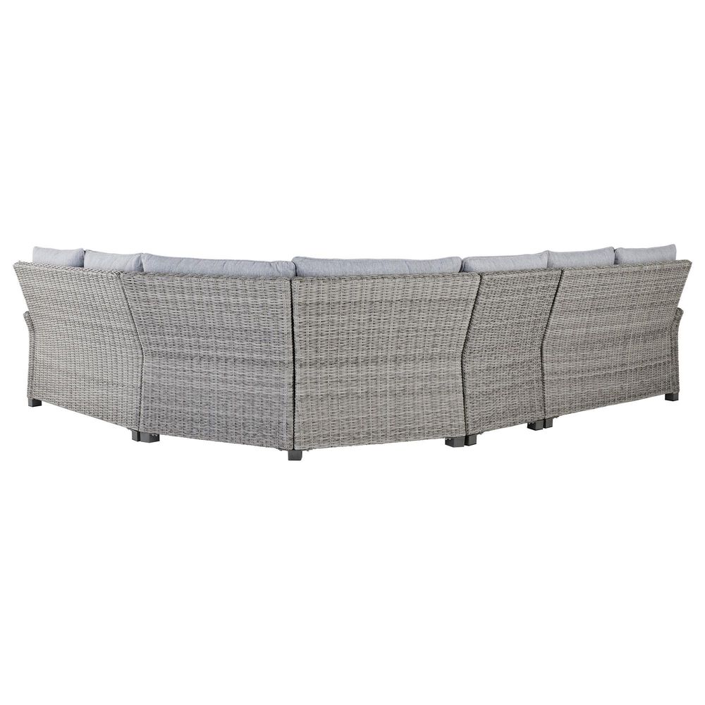 Ashley Naples Beach 4-Piece Outdoor Sectional in Gray, , large
