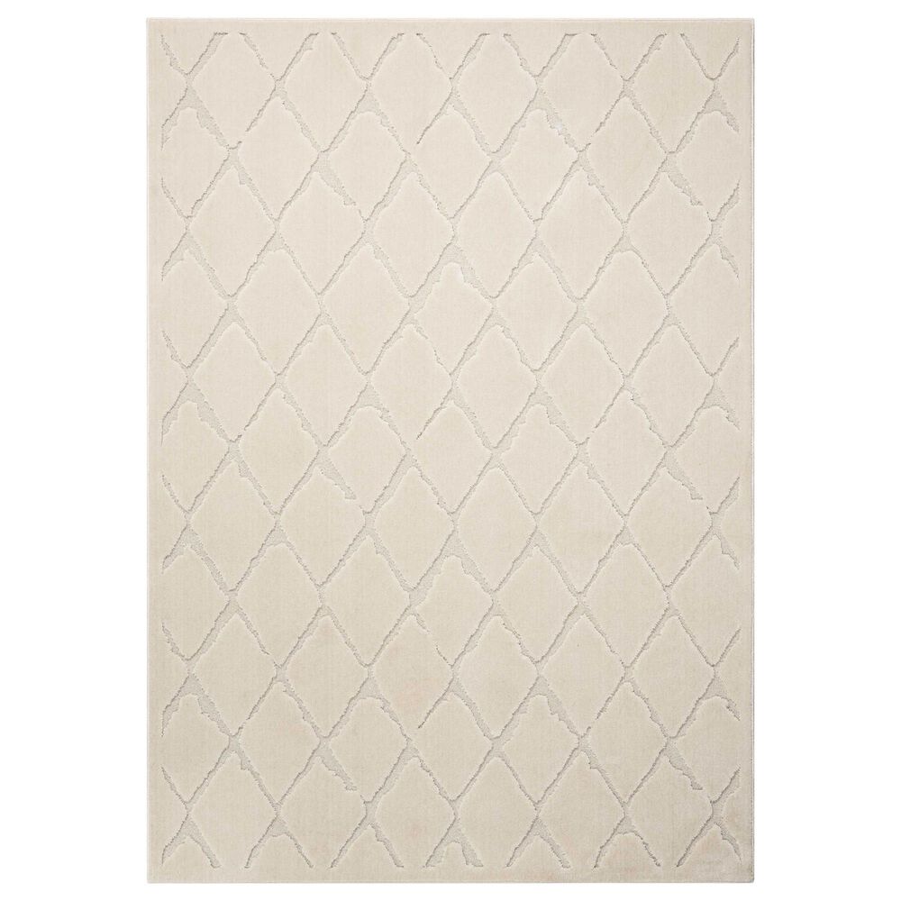 Nourison Gleam MA601 9"3" x 12"9" Ivory Area Rug, , large