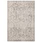 Magnolia Home Gigi Grey and Ivory 4" x 6" Area Rug, , large