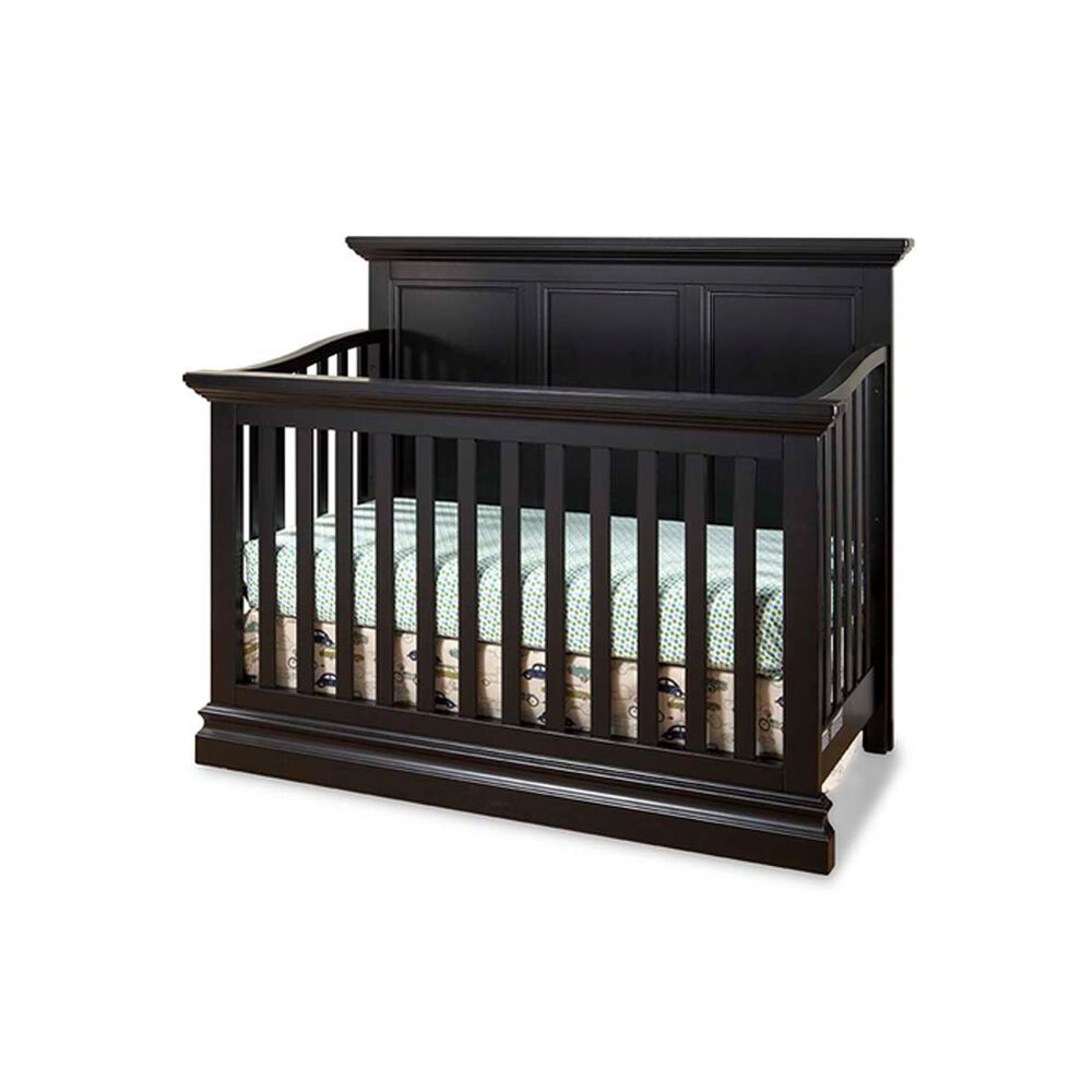 Eastern Shore Pine Ridge 4-In-1 Convertible Crib in Black, , large