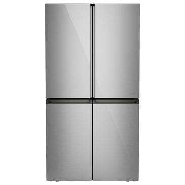 Cafe 28.3 Cu. Ft. Smart Quad Door Refrigerator with Dual Dispense AutoFill Pitcher in Platinum Glass, , large
