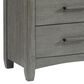 Davis International Cameron 3-Drawer Nightstand in Gray, , large