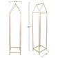 Creative Coop Metal House Shaped Fire Wood Holder with Handle in Nickel, , large