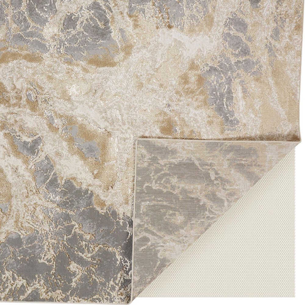 Feizy Rugs Aura 12&#39; x 18&#39; Beige, Gray and Gold Area Rug, , large