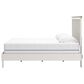 Ashley Linnocreek 4-Piece King Bedroom Set in White and Warm Brown, , large
