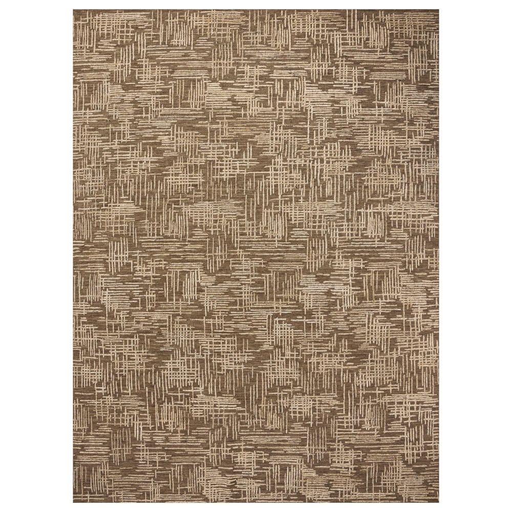 Loloi Woodriff Tobacco and Natural 11"6" x 15" Area Rug, , large
