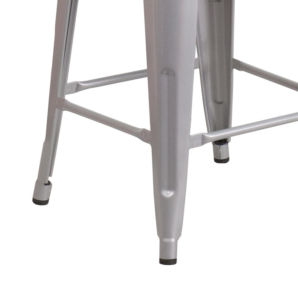 Flash Furniture 24&quot; Counter Stool in Gray, , large