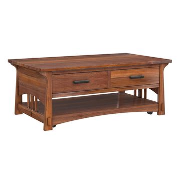 A-America Eldora Coffee Table in Saddle Brown, , large