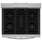 Whirlpool 5.0 Cu. Ft. Freestanding Gas Range with Air Cooking Technology in Stainless Steel, , large