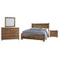 Viceray Collections Dovetail 4 Piece Queen Bedroom Set in Natural, , large