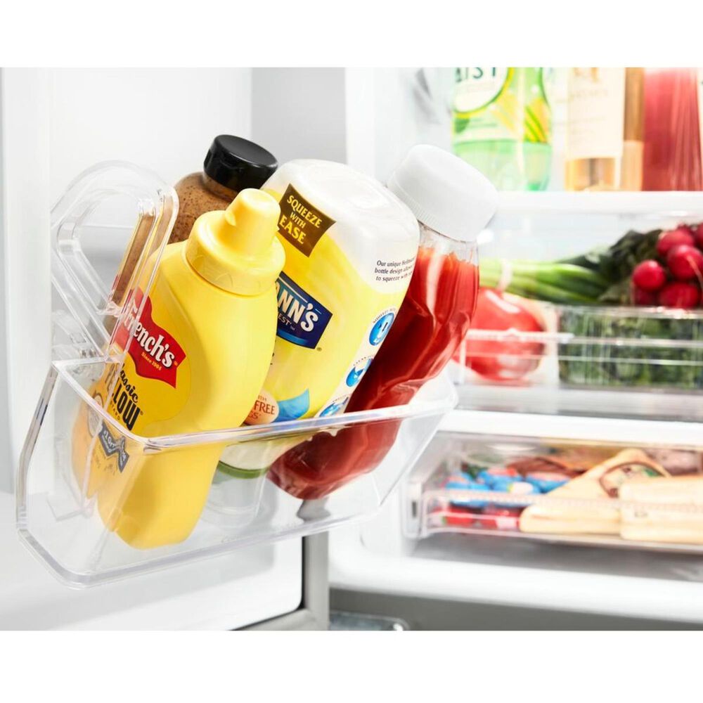 Whirlpool 30" Wide French Door Refrigerator in Fingerprint Resistant Stainless Steel NFM