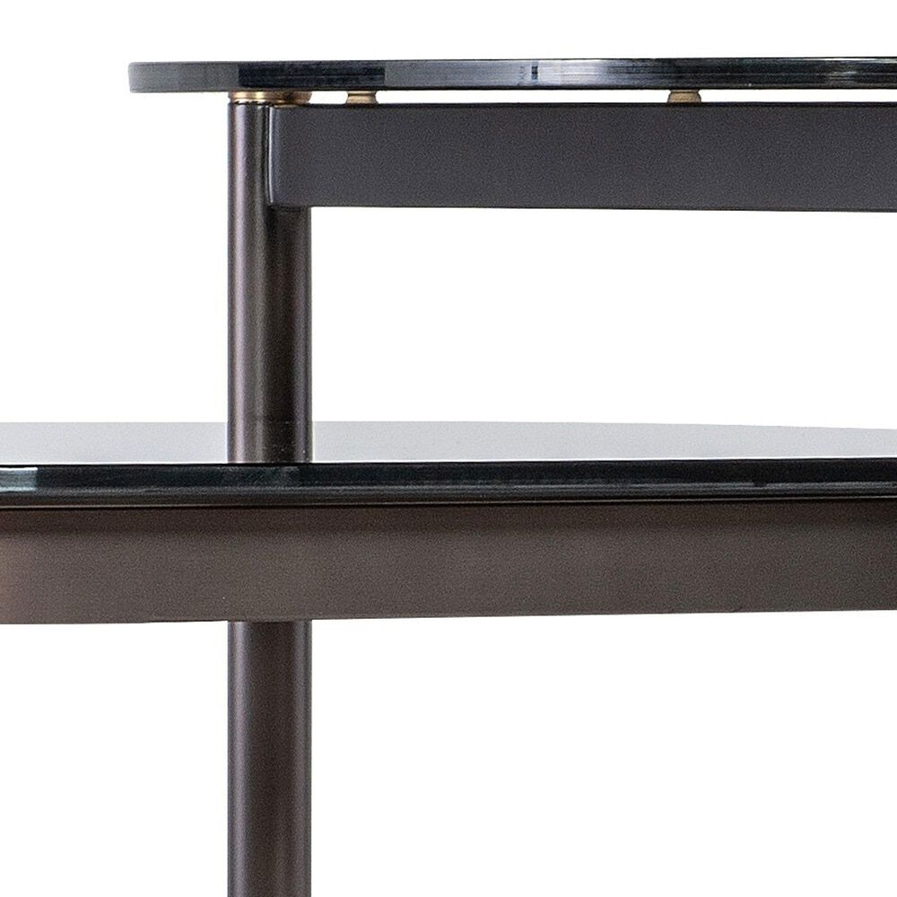Hooker Furniture Grayson Tiered Coffee Table in Black and Gold, , large