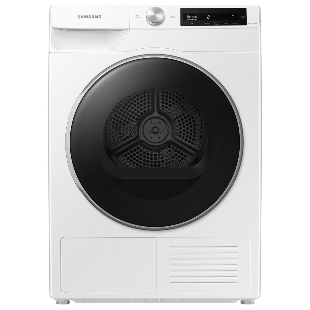 Samsung 4.0 Cu. Ft. Stackable Smart Electric Dryer with Ventless Heat Pump in White, , large