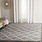 Safavieh Dallas Shag SGD258G-10 10" x 14" Grey/Ivory Area Rug, , large