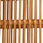 Baxton Studio Diwata 2-Tier Rattan Kitchen Cart in Natural Brown, , large