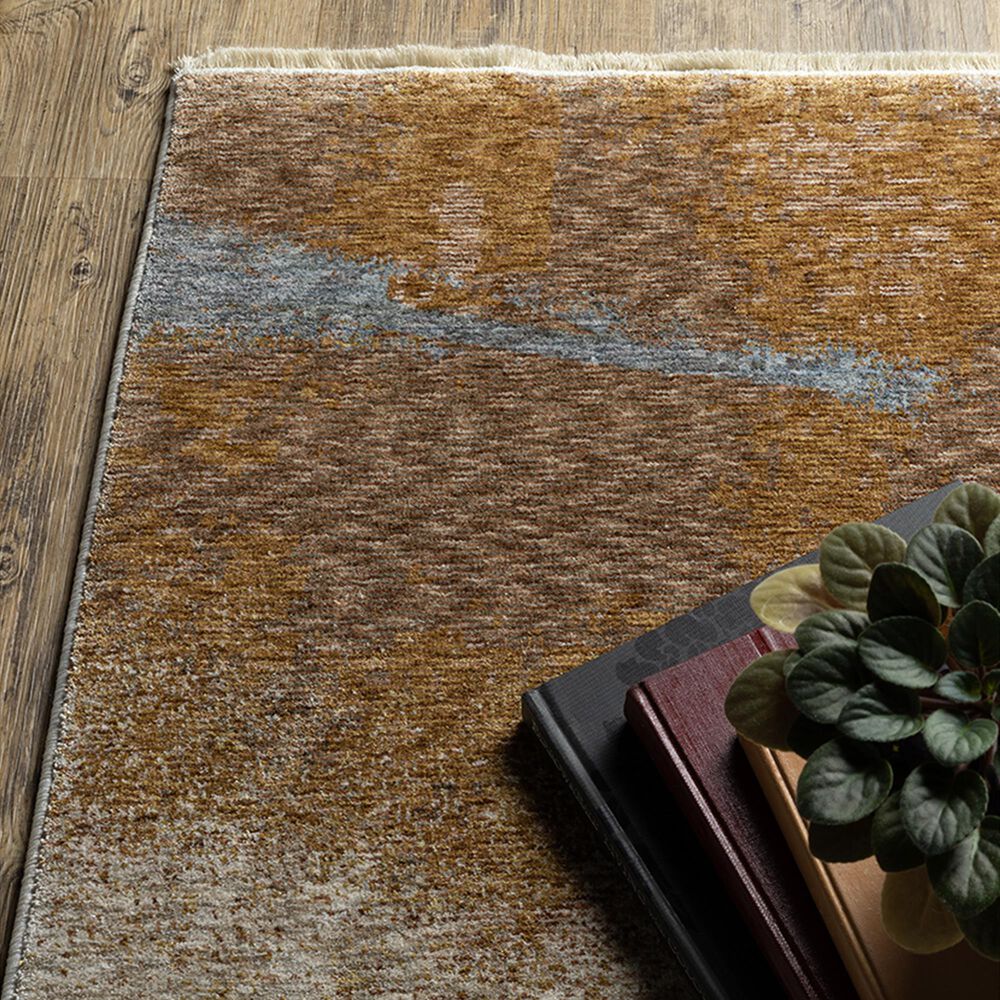 Oriental Weavers Hayden 2&#39;3&quot; x 7&#39;6&quot; Beige and Rust Runner, , large