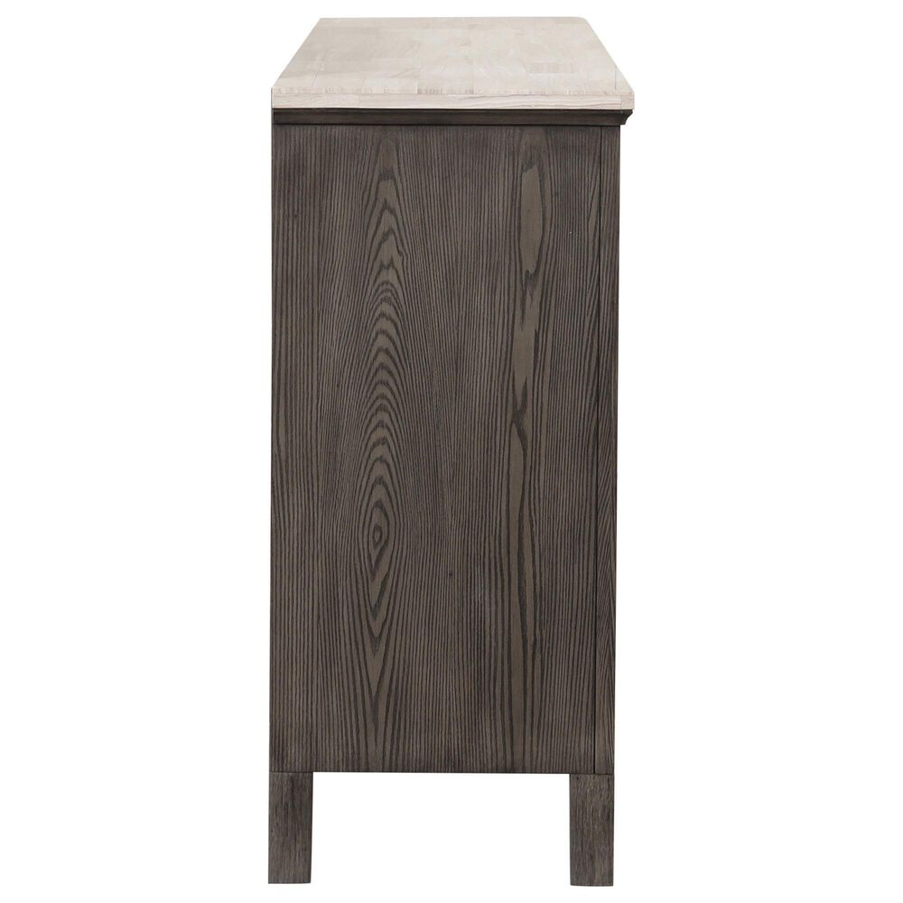 New Heritage Design Lisbon 7-Drawer Dresser in Gray and White, , large